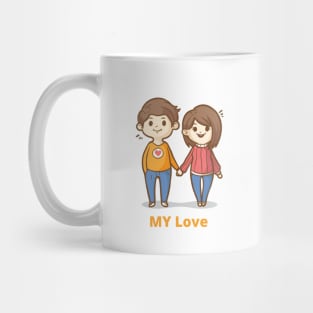 My Love -  Can I Borrow A kiss ? I Promise I will give it back Mug